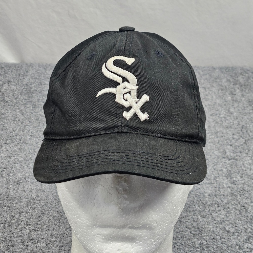 Chicago White Sox‎ Hat Cap Mens Small Medium Black Snapback MLB Baseball  Worn
